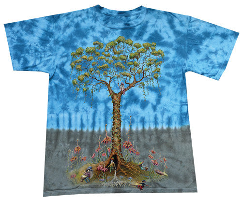 Eyeland Tree Tie Dye T-Shirt - HalfMoonMusic