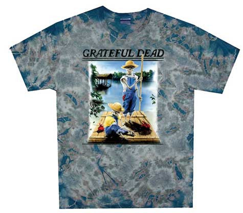 Mens Grateful Dead Tie-Dye Tom Sawyer T-Shirt - HalfMoonMusic