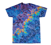 Mens Rainbow Lightning Tie-Dye T-Shirt - HalfMoonMusic