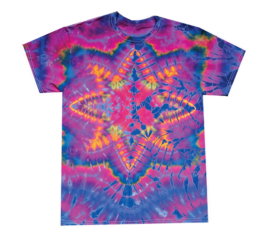 Mens Magic Star Tie-Dye T-Shirt - HalfMoonMusic