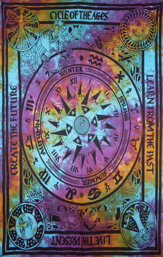 Life Cycles Tapestry - HalfMoonMusic