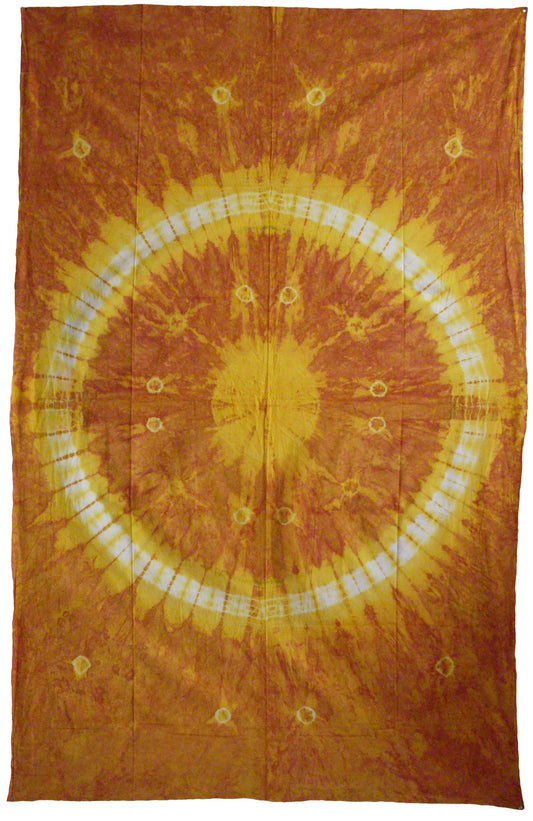 Rangoli Tie-Dye Tapestry - HalfMoonMusic