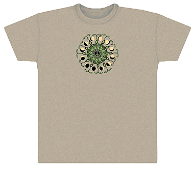 Peace Seeds Womens T-shirt - HalfMoonMusic