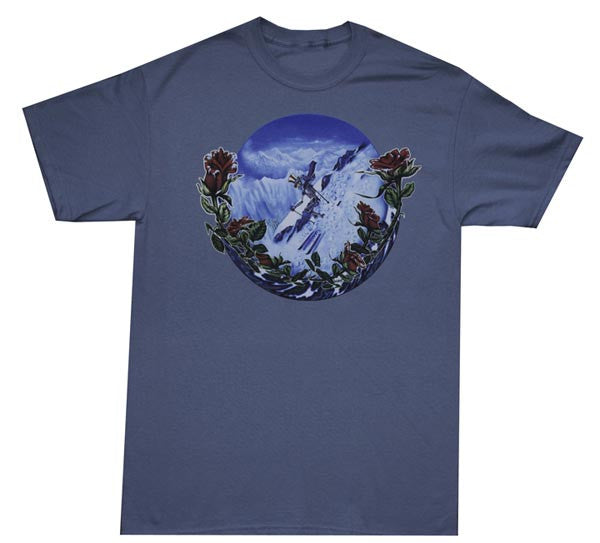 Grateful Dead Skiing Skeleton T-Shirt - HalfMoonMusic