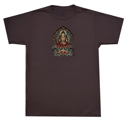 Buddha Lotus Art Print T-Shirt - HalfMoonMusic