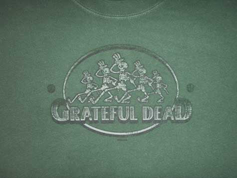 Mens Grateful Dead Skeletons T-shirt - HalfMoonMusic