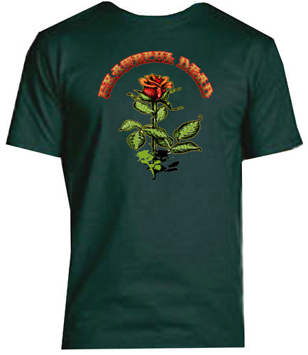 Grateful Dead Rose T-Shirt - HalfMoonMusic