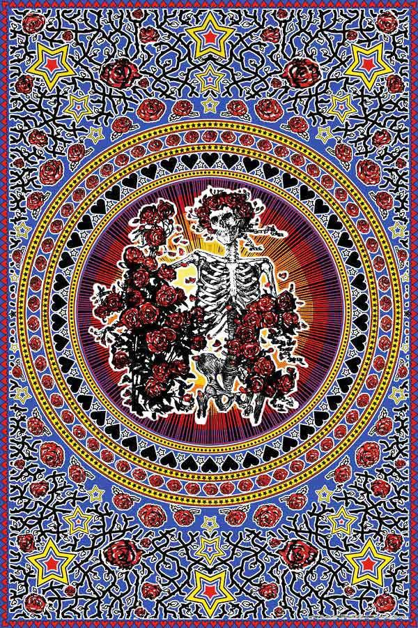 Grateful Dead Bertha Circle Tapestry - HalfMoonMusic