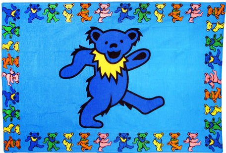 Grateful Dead Dancing Bears Tapestry - HalfMoonMusic