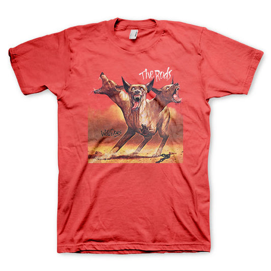 Mens The Rods Wild Dogs T-shirt - HalfMoonMusic