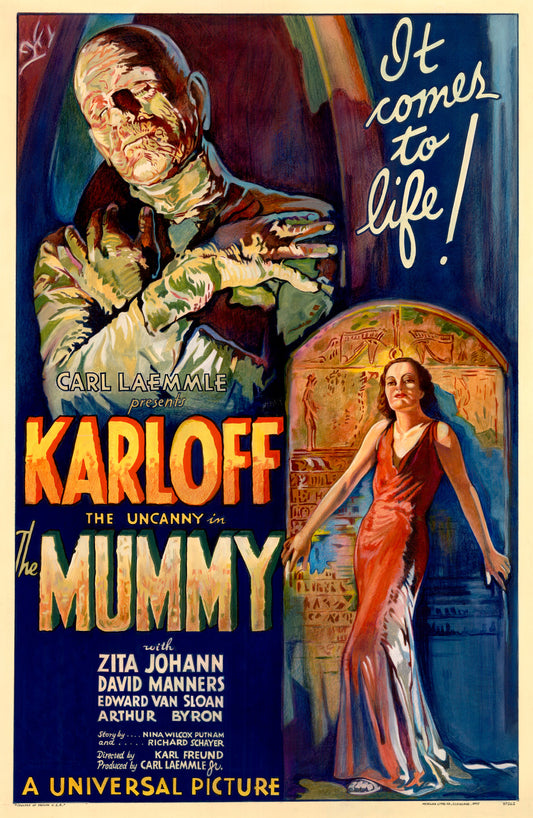 The Mummy Movie Poster - HalfMoonMusic