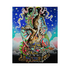 Dragon Castle Black Light Reactive - HalfMoonMusic