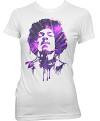 Womens Jimi Hendrix Dip Dye T-Shirt - HalfMoonMusic