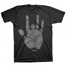 Jerry Garcia Shiny Hand T-Shirt - HalfMoonMusic