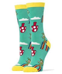Women's Lucky Shroom Socks - HalfMoonMusic