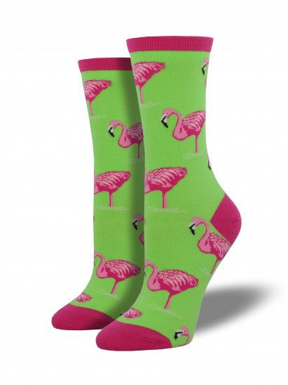 Flamingo Womens Socks - HalfMoonMusic