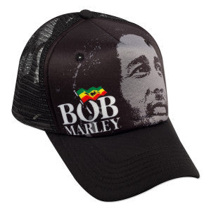 Bob Marley Trucker Hat - HalfMoonMusic