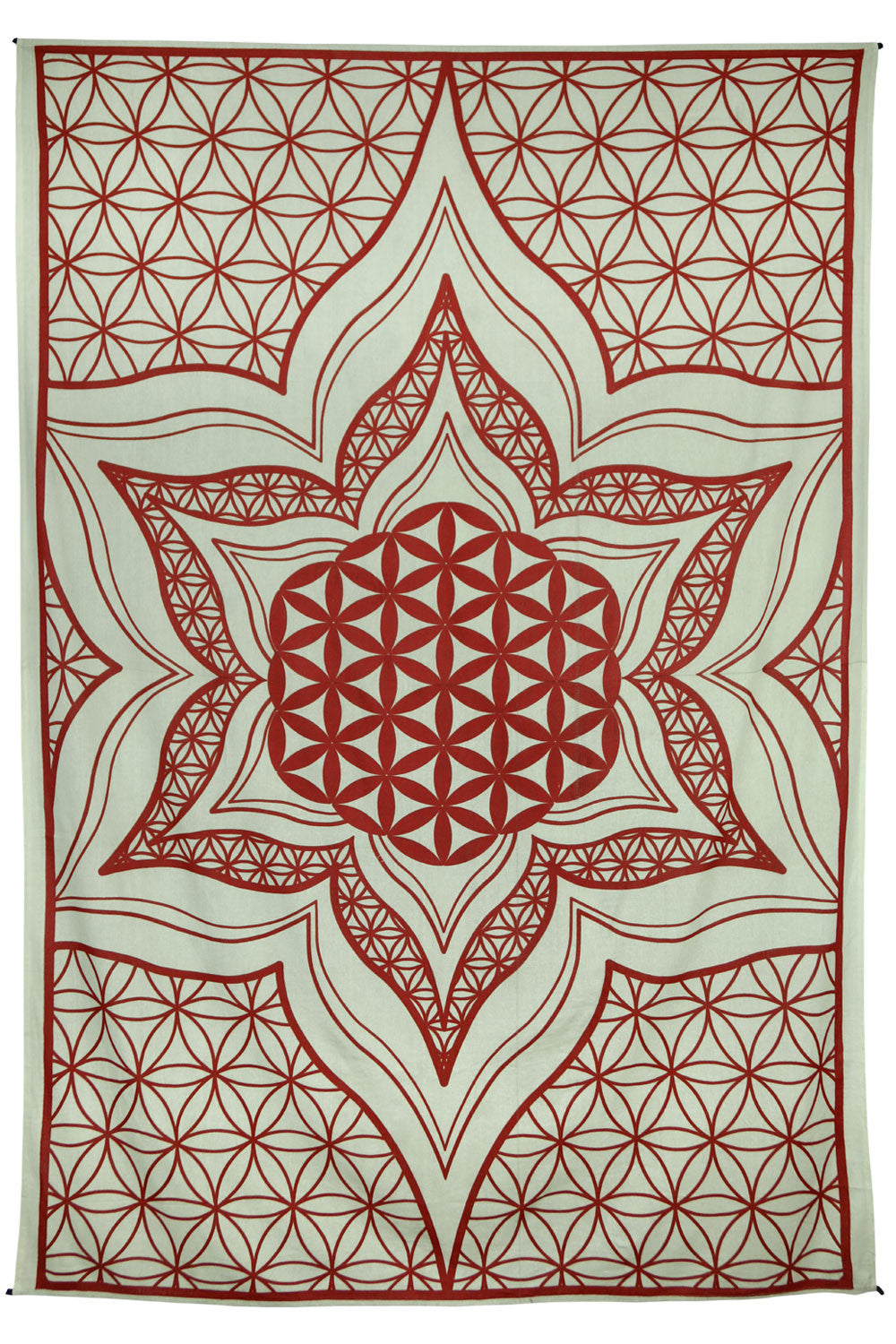 Flower Of Life Tablecloth Tapestry - HalfMoonMusic