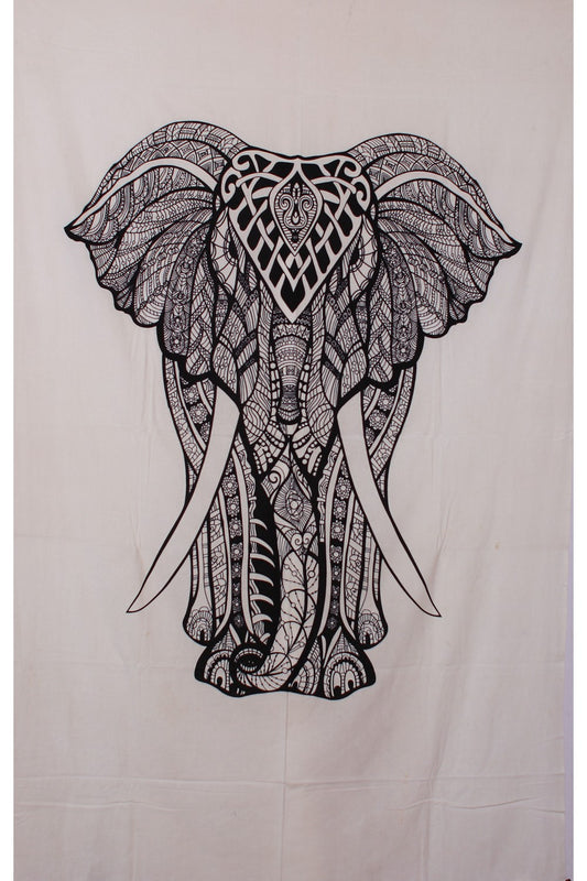 Zest For Life Royal Elephant Mandala Tapestry - HalfMoonMusic