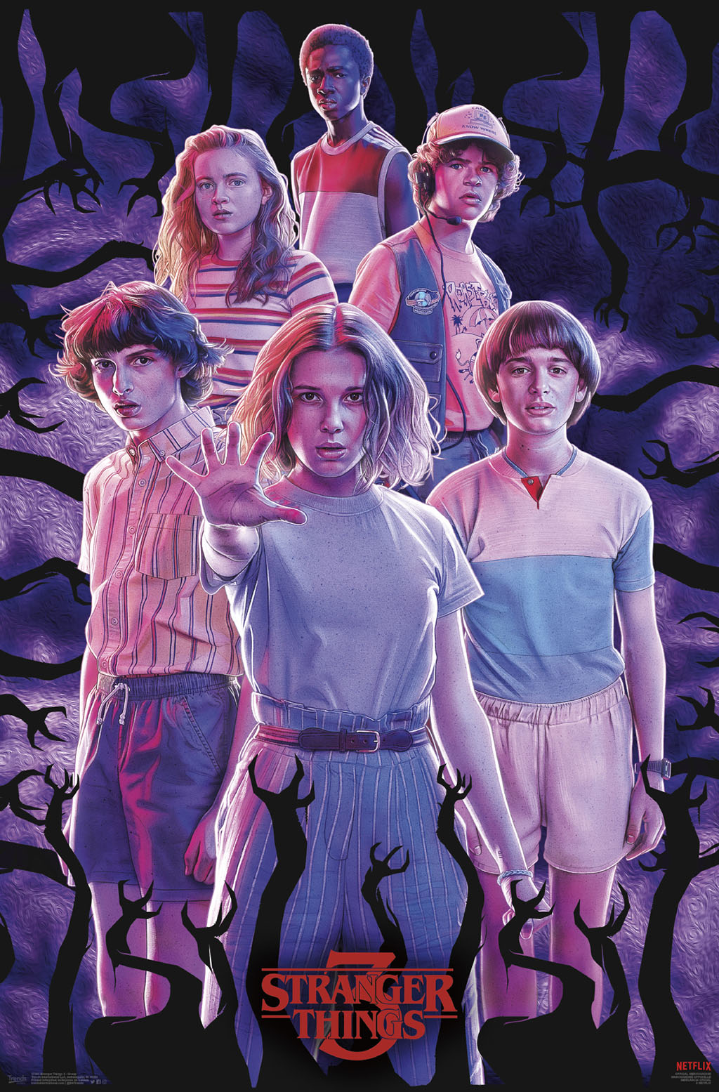 Stranger Things 3 Poster - HalfMoonMusic