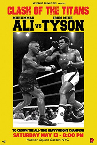Ali Vs Tyson Clash Poster - HalfMoonMusic