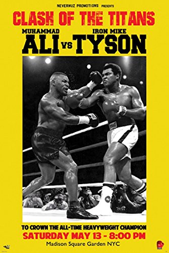 Ali Vs Tyson Clash Poster - HalfMoonMusic