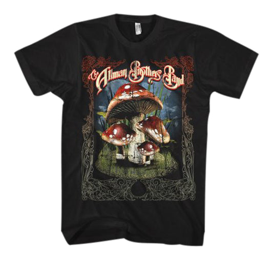 Allman Brothers Band Mushroom T Shirt - HalfMoonMusic