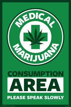 Medical Marijuana Poster - HalfMoonMusic