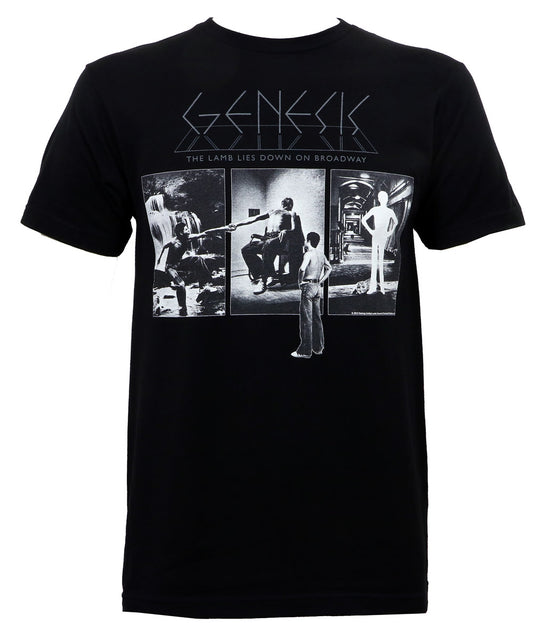 Mens Genesis Lamb Lies Down T-Shirt - HalfMoonMusic