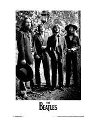Beatles Lamp Post Poster - HalfMoonMusic