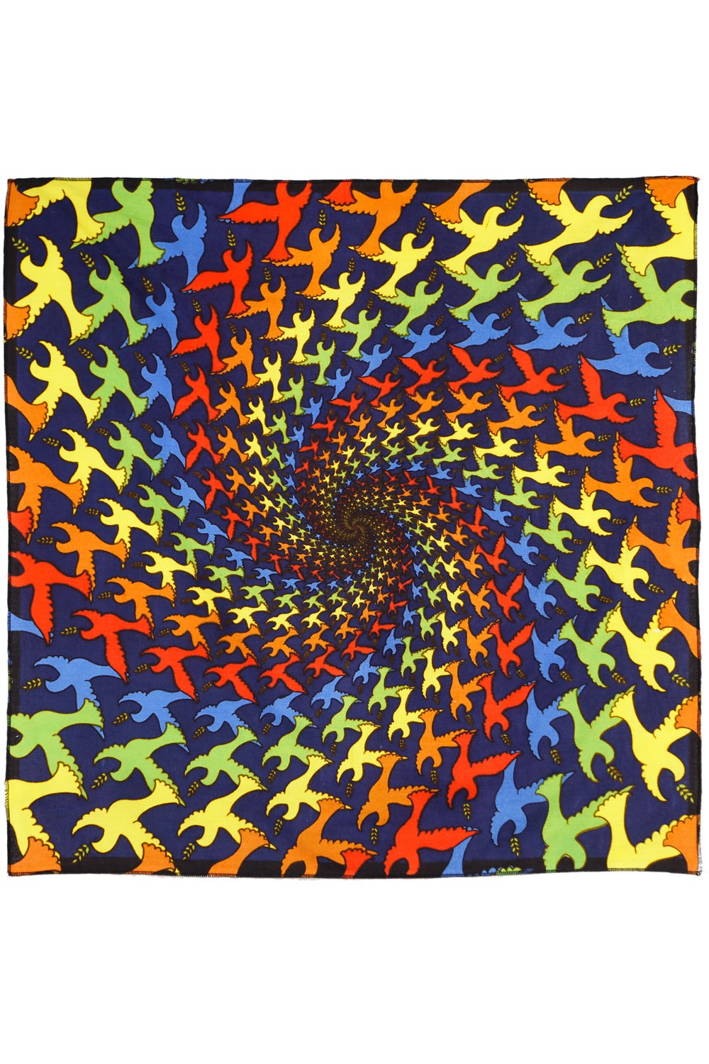 Peace Dove Spiral Bandana - HalfMoonMusic