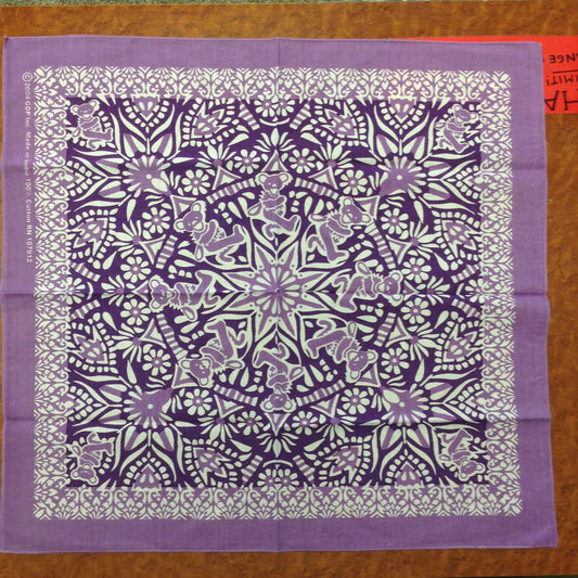 Dancing Bear Mandala Bandana - HalfMoonMusic