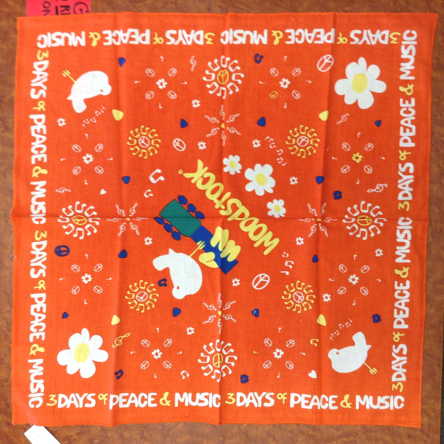 Woodstock Bandana - HalfMoonMusic