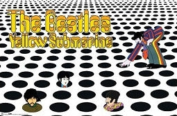 The Beatles Animated Yellow Sub Poster - HalfMoonMusic