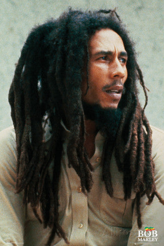 Bob Marley Pin Up Poster - HalfMoonMusic