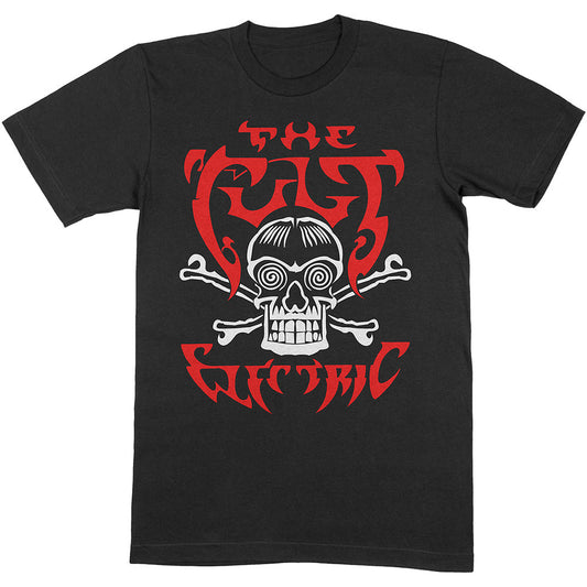 Unisex The Cult Electric Skull T-shirt - HalfMoonMusic