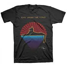 Jerry Garcia Band Cats Under The Stars Ombre T-Shirt - HalfMoonMusic