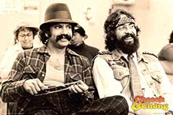 Cheech and Chong Chill Poster - HalfMoonMusic