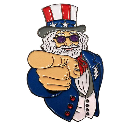 Uncle Jerry Wants You! Hat Pin - HalfMoonMusic