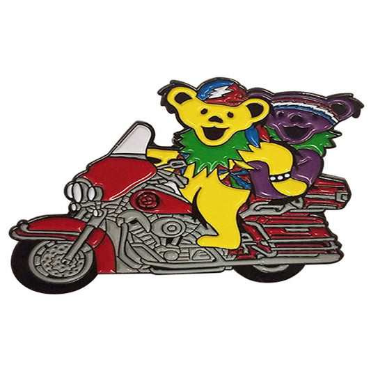 Grateful Dead Motorcycle Bears Hat Pin - HalfMoonMusic