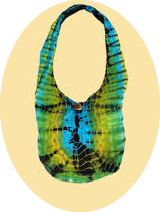 Cutie Pie Tie Dye Peddler Bag - HalfMoonMusic