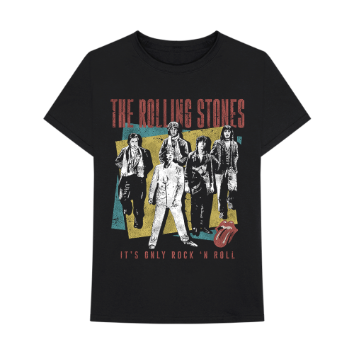 Mens Rolling Stones Rock N Roll Band T-shirt - HalfMoonMusic