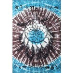 Tie Dye Dreamcatcher Tapestry - HalfMoonMusic