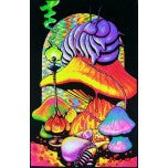 Alice Dreaming In Wonderland Blacklight Poster - HalfMoonMusic