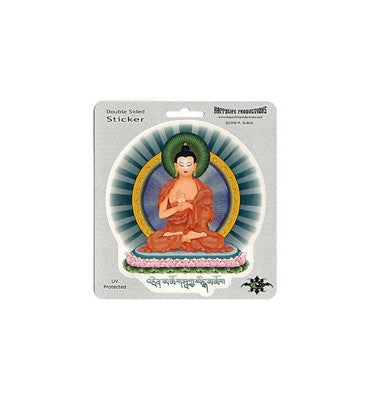 Teaching Buddha Sticker - HalfMoonMusic