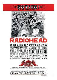 Radiohead: Fear Poster - HalfMoonMusic