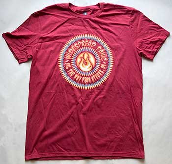 Mens Widespread Panic Athens Fire T-shirt - HalfMoonMusic