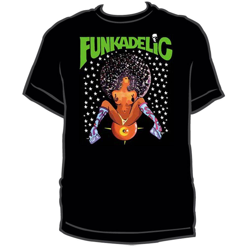 Mens Parliament Funkadelic Afro Girl T-Shirt - HalfMoonMusic
