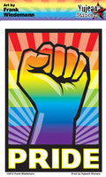Fist W/ Pride Sticker - HalfMoonMusic