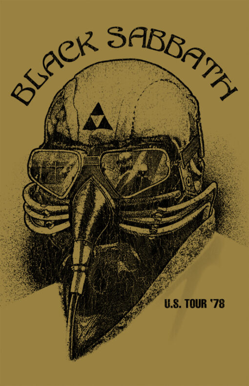 11x17 Black Sabbath Us Tour 78 Countertop Poster - HalfMoonMusic